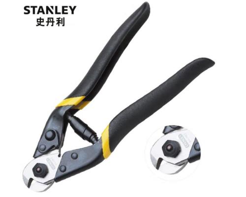 史丹利STANLEY 钢索切割钳160mm 电缆切割钳 钢丝绳剪断线钳 强力钢丝缆剪子 84-863-22 可定制