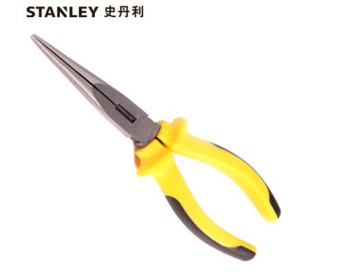 史丹利STANLEY 尖嘴钳6英寸双色柄 工业级尖口钳多功能尖咀不锈钢钳子 84-402-23 可定制