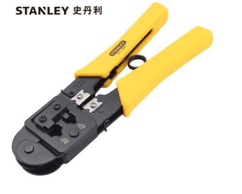 史丹利STANLEY 电讯接头压接钳6P/8P 200mm 压线钳端子钳 84-865-22 企业定制