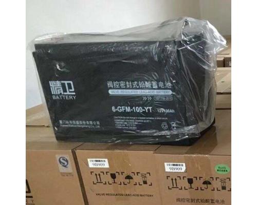 ups蓄电池科华6-GFM-100-YT精卫系列12v100ah铅酸蓄电池