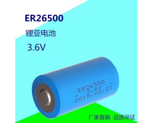 ER26500锂电池3.6V 智能水表设备仪器 PLC物联网流量计2号电池