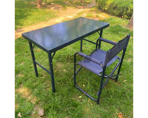 兵耀DJ-GZ022 钢制作业桌 便携可折叠 藏青