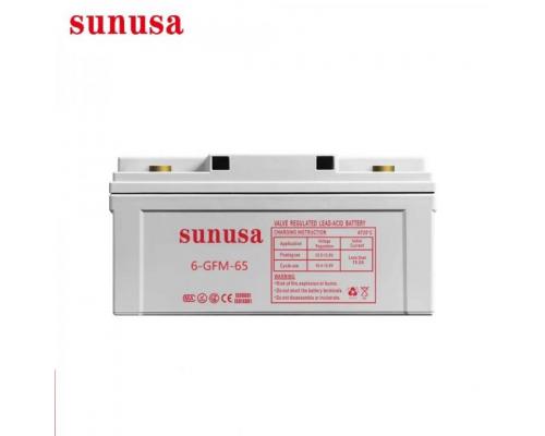 SUNUSA铅酸免维护蓄电池65AH