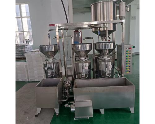 全自动不锈钢智能型三联磨浆机设备