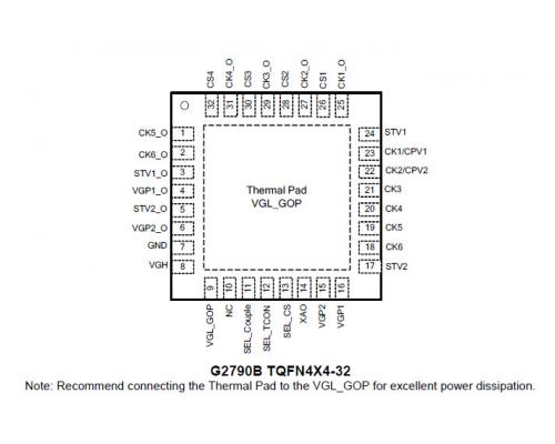 电平移位器-G2790BK11U-K-TQFN4X4-32