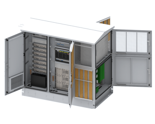 5G基站户外柜—三舱柜