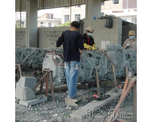 大理石雕龙石柱寺庙龙柱款式