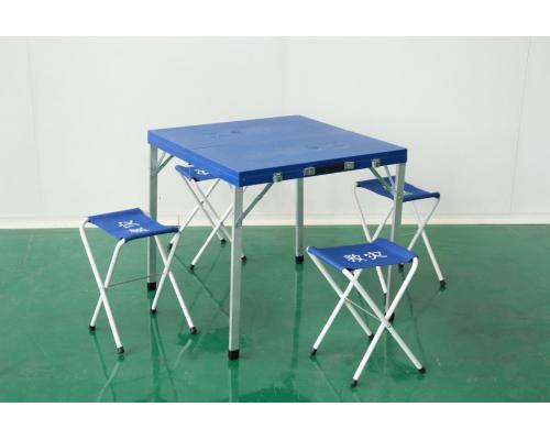救灾折叠桌椅户外摆摊神器可伸缩手提餐桌广告桌