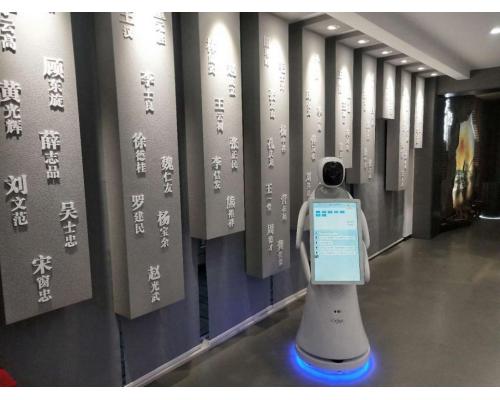 智慧导览机器人展馆迎宾机器人