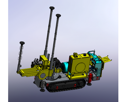 ZDY8000LPS型号煤矿用履带式全液压坑道钻机