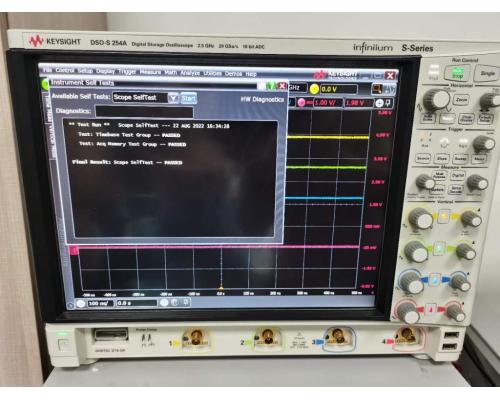 DSOS254A 示波器带宽2.5GHz