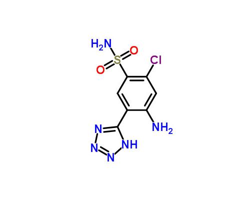 5-(2-氨基-4-氯-5-苯磺酰胺)-1H-四唑