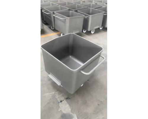 304不锈钢桶车料斗车标准200L桶车食品存储转运车
