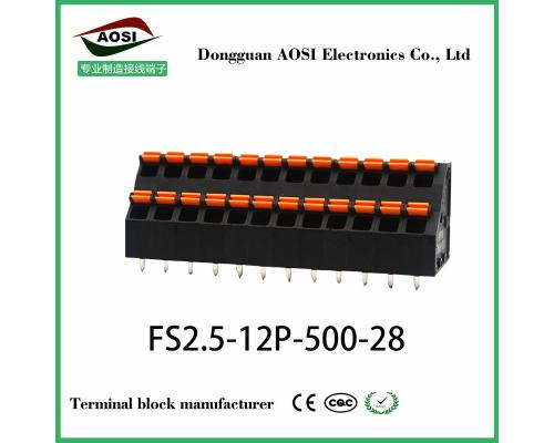 直插式接线端子排FS2.5-XX-500-28