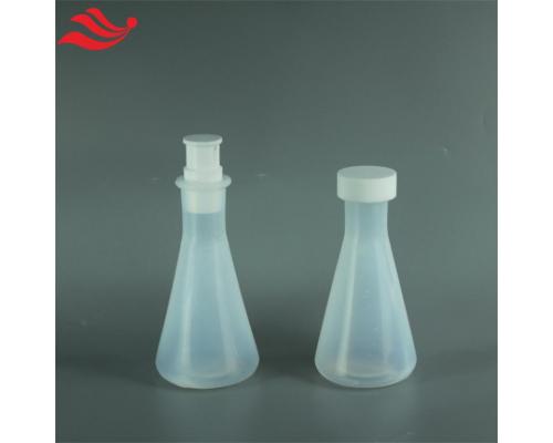 PFA三角烧瓶可定制本底纯净PFA锥形反应瓶耐强酸