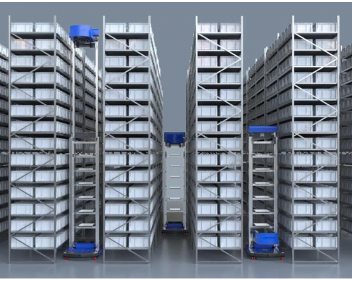 CTU料箱机器人货架-AGV搬运机器人货架