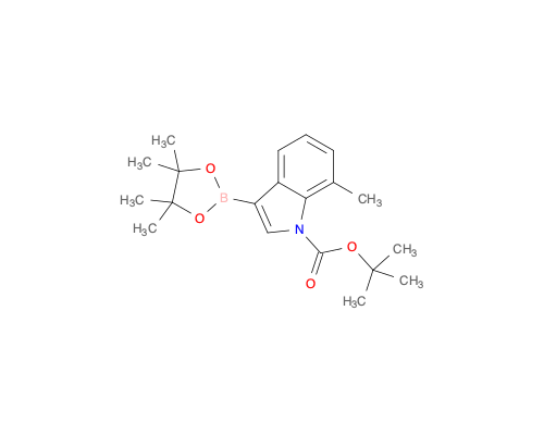 1-Boc-7-甲基吲哚-3-硼酸频哪醇酯