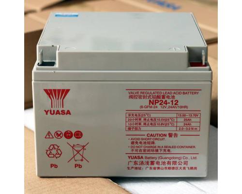 YUASA湯淺蓄電池NP24-12 12V24AH尺寸及重量參考