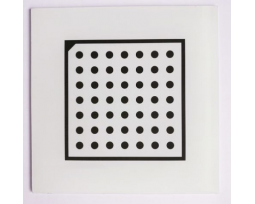 7x7圆点漫反射校正板 halcon标定板系列