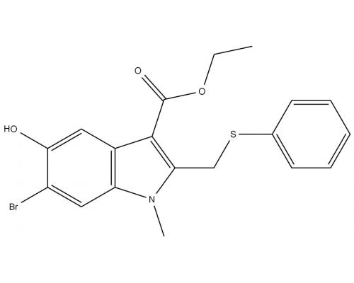 6-溴-5-羥基-1-甲基-2-(苯基硫甲基)吲哚-3-甲酸乙酯