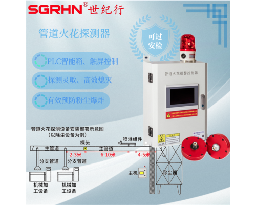 家具廠粉塵管道火花探測(cè)報(bào)警器