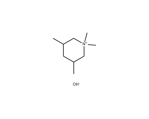 N,N-二甲基-3,5-二甲基氢氧化哌啶 35%水溶液