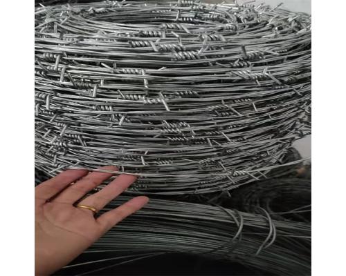 锌铝合金刺绳钢丝隔离刺丝山地刺绳围网