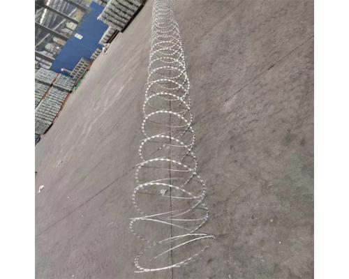 边境防护网刀片钢丝网围墙防盗刺网
