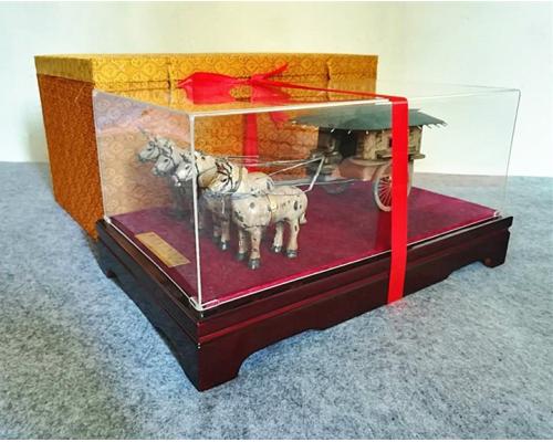 铜车马工艺品摆件