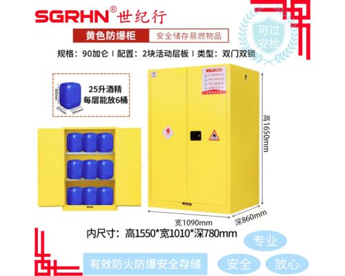 儲柜防火防爆45加侖安全柜化學(xué)品