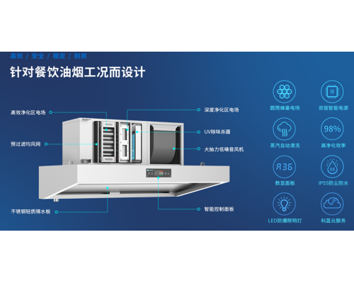 煙罩式油煙凈化一體機