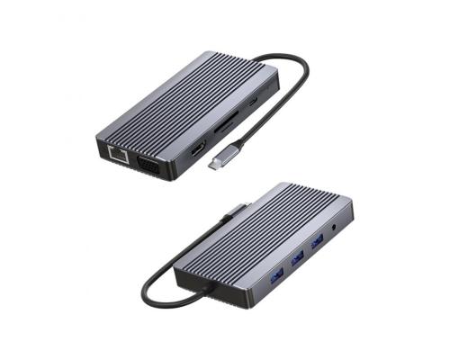 10合1Type-c擴(kuò)展塢帶HDMI+VGA