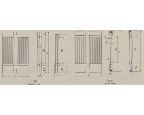 平筘（含双层筘）-用于各种型号剑杆、片梭织机