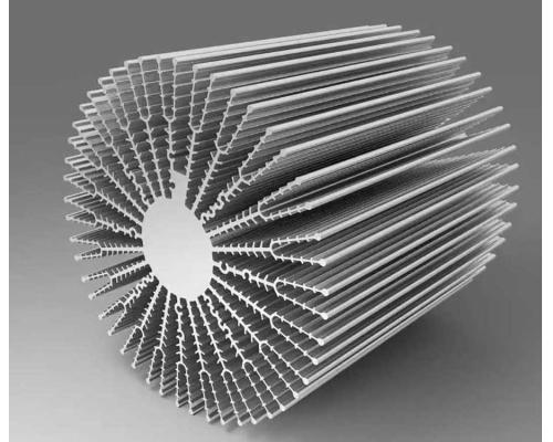 太陽花散熱器鋁型材-工業(yè)鋁材-中亞鋁業(yè)鋁型材廠家-高性價(jià)比