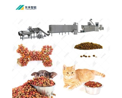 膨化兔粮龙猫颗粒草条生产线