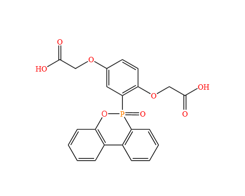 2,2′-[[2-(6-氧化-6H-二苯并[c,e][1,2]氧磷杂环已-6-基)-1,4-苯叉基] 双(氧基)]双乙酸