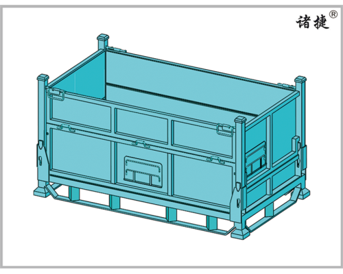 工业仓储可移动金属物料框