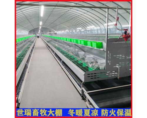 肉兔养殖大棚搭建