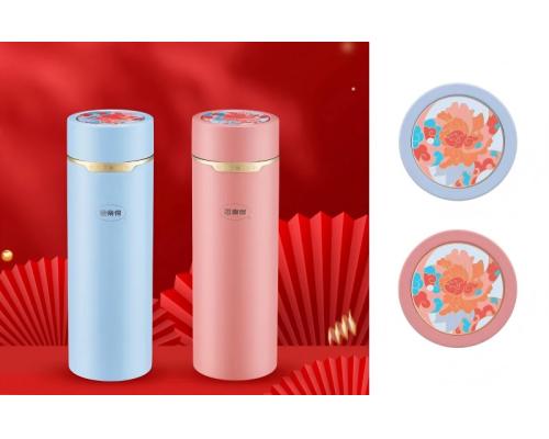 歡度元旦青龍真空保溫杯獻(xiàn)吉瑞