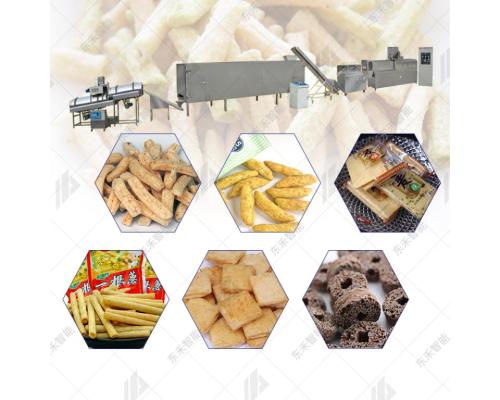 膨化夹心能量棒加工设备夹心米果生产设备