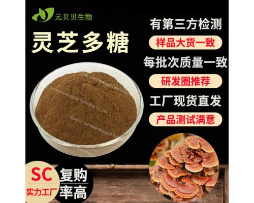 行业精选源头工厂灵芝粉现货原料灵芝多糖散装批发灵芝提取物包邮