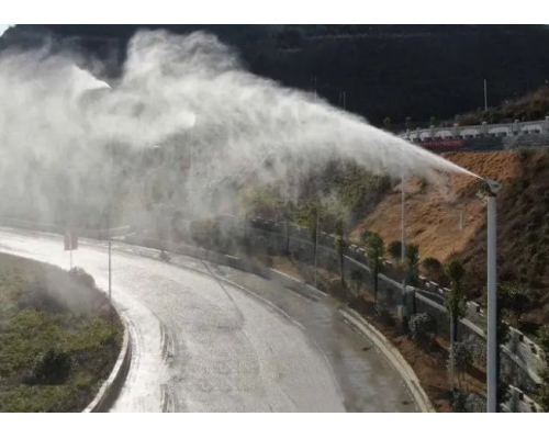 矿区道路雾桩降尘