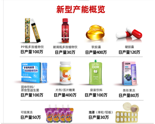 運動營養型特膳食品貼牌代工