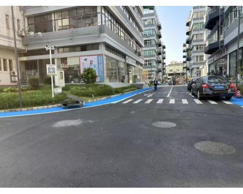 沥路力彩色防滑路面改色案例