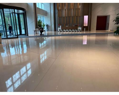 公共建筑一體化藝術(shù)磨石墻面與藝術(shù)品展示