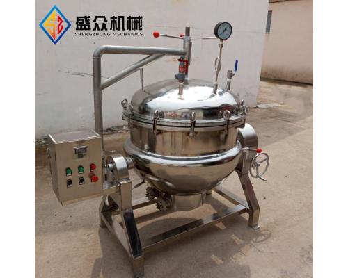 全自动高温粽子蒸煮锅蒸汽加热五香肉粽高压蒸煮锅