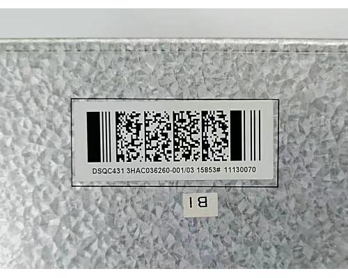 ABB机器人驱动器3HAC036260-001DSQC431