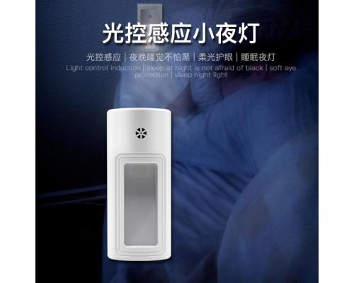 亞馬遜外貿(mào)新款led小夜燈光控節(jié)能燈應(yīng)急照明燈光控感應(yīng)小夜燈