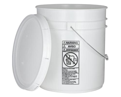 塑料5加侖有機(jī)硅膠粘合劑直口桶 直壁桶