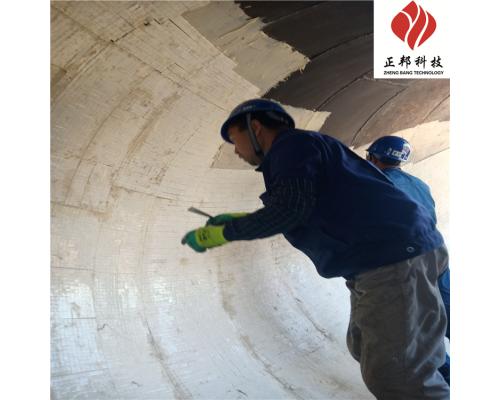 窑炉耐磨陶瓷片施工流程